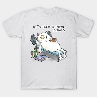 Dapper Cat Fitness Protection T-Shirt